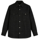 Black Tweed Plaid Shirt