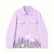 Women's Lavender Jacket with Lavender & Butterfly Print